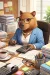 Capybara accountant at work.webp